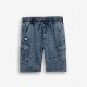 Εφηβική Βερμούδα Cargo Φούτερ Αγόρι (6-16) –Μπλε Τζιν– 126-114101-1