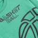 Εφηβικό Σετ Φούτερ Φόρμα Εποχής με Τύπωμα Basket Ball Αγόρι (6-16) -Πράσινο- 126-117101-1