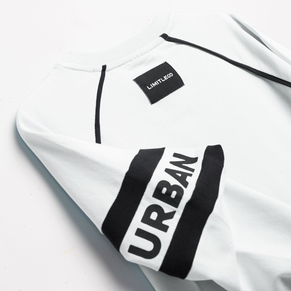 Εφηβικό Σετ Φούτερ Φόρμα Εποχής με Τύπωμα Level Up Αγόρι (6-16) -Λευκό- 126-117104-1