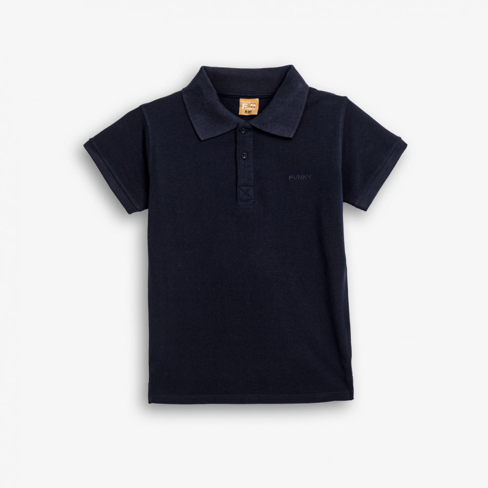 Εφηβική Μπλούζα Polo Πικέ Αγόρι (6-16) -Μπλε- 126-189102-3