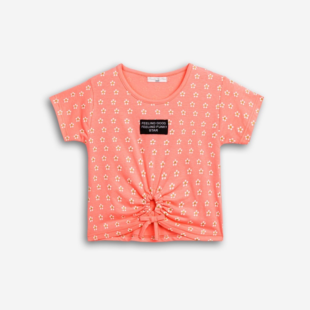 Εφηβική Μακό Μπλούζα με Feeling Good Κορίτσι (6-16) -Σομον- 126-505119-1