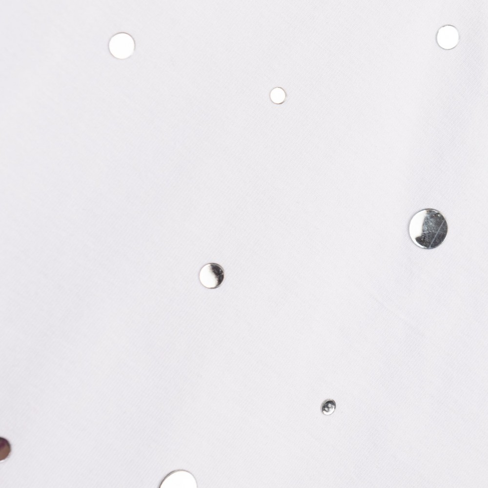 Εφηβική Μακό Μπλούζα με Καθρεφτάκια Κορίτσι (6-16) -Λευκό- 126-505128-1