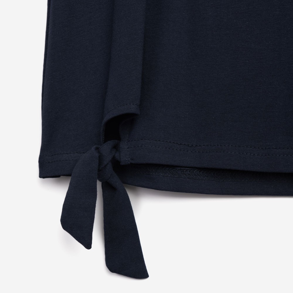 Εφηβικό Σετ με Μπλούζα Αρκουδάκι Και Κολάν Κάπρι Κορίτσι (6-16) -Μπλε- 126-519109-1