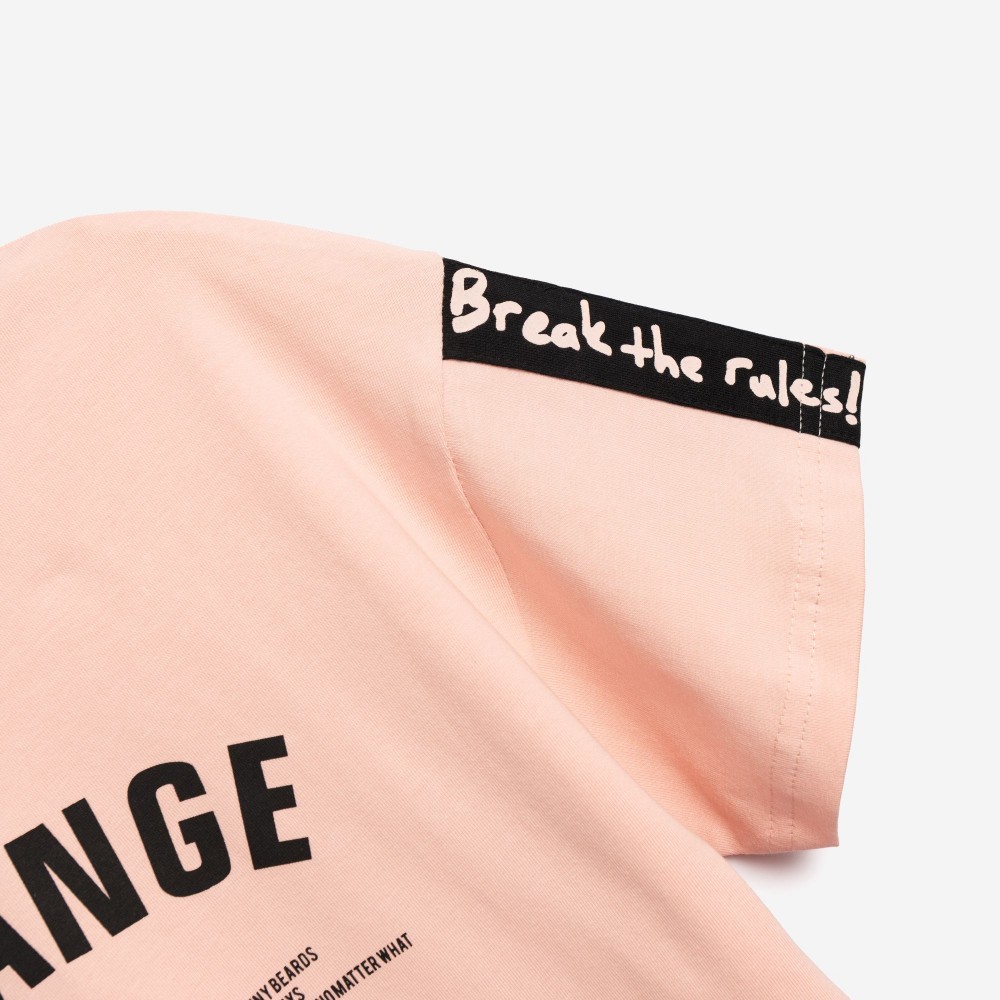 Εφηβικό Μακό Σετ με Μπλούζα Αρκουδάκι Και Κολάν Κάπρι Κορίτσι (6-16) -Ροζ Πούδρας- 126-519110-1