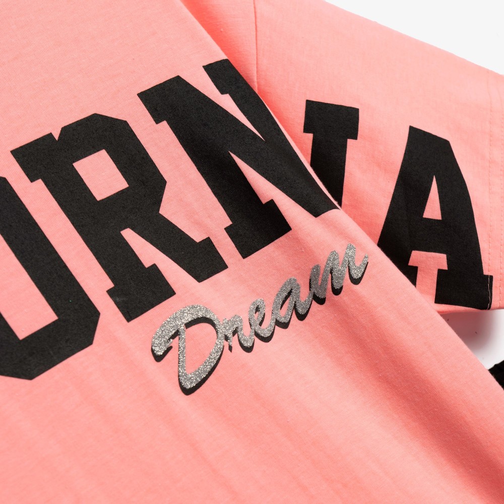 Εφηβικό Σετ με Μπλούζα California Draming Και Κολάν Κάπρι Κορίτσι (6-16) -Σομον- 