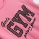 Εφηβικό Σετ με Μπλούζα Girls Gym Και Κολάν Κάπρι Κορίτσι (6-16) -Ροζ- 126-519114-1