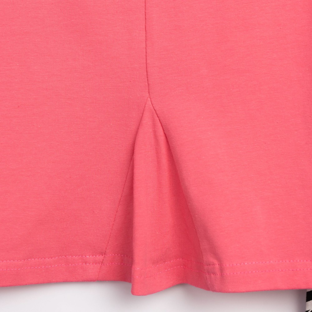 Εφηβικό Μακό Σετ με Μπλούζα Καρδιά Και Κολάν Κάπρι Κορίτσι (6-16) -Φλαμίγκο- 126-519116-2