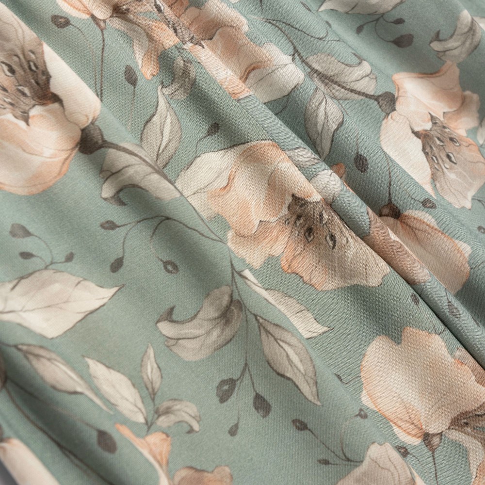 Εφηβικό Σετ με Μπλουζάκι Floral Και Παντελόνα Κορίτσι (6-16) -Εμπριμέ- 126-522101-1