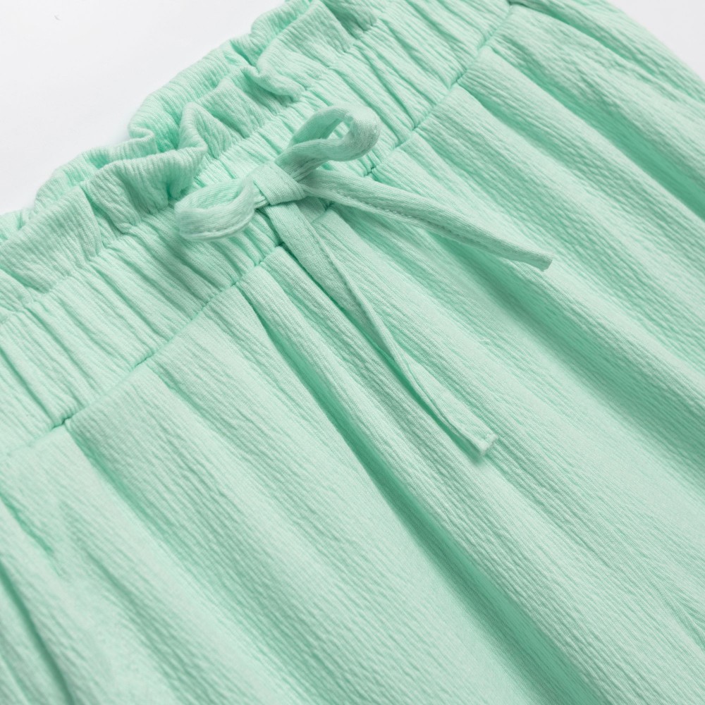 Εφηβικό Σετ με Μπλουζάκι Floral Και Παντελόνα Κορίτσι (6-16) -Τυρκουάζ- 126-523103-1