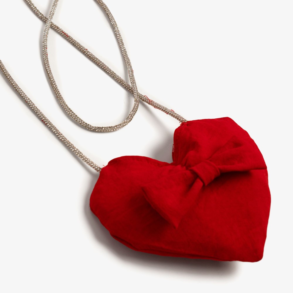 Εφηβικό Σετ 3Τμχ με Μπλουζάκι Τοπ, Παντελόνα και Τσαντάκι Κορίτσι (6-16) -Κόκκινο- 