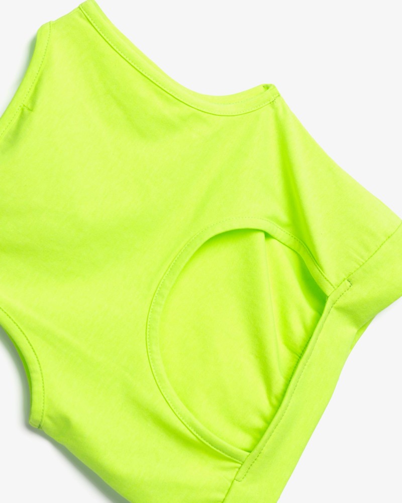 Εφηβικό Αθλητικό Σετ με Τοπ Μπλούζα Sunkissed Και Σορτς Κορίτσι (6-16) -Πεπονί Neon- 