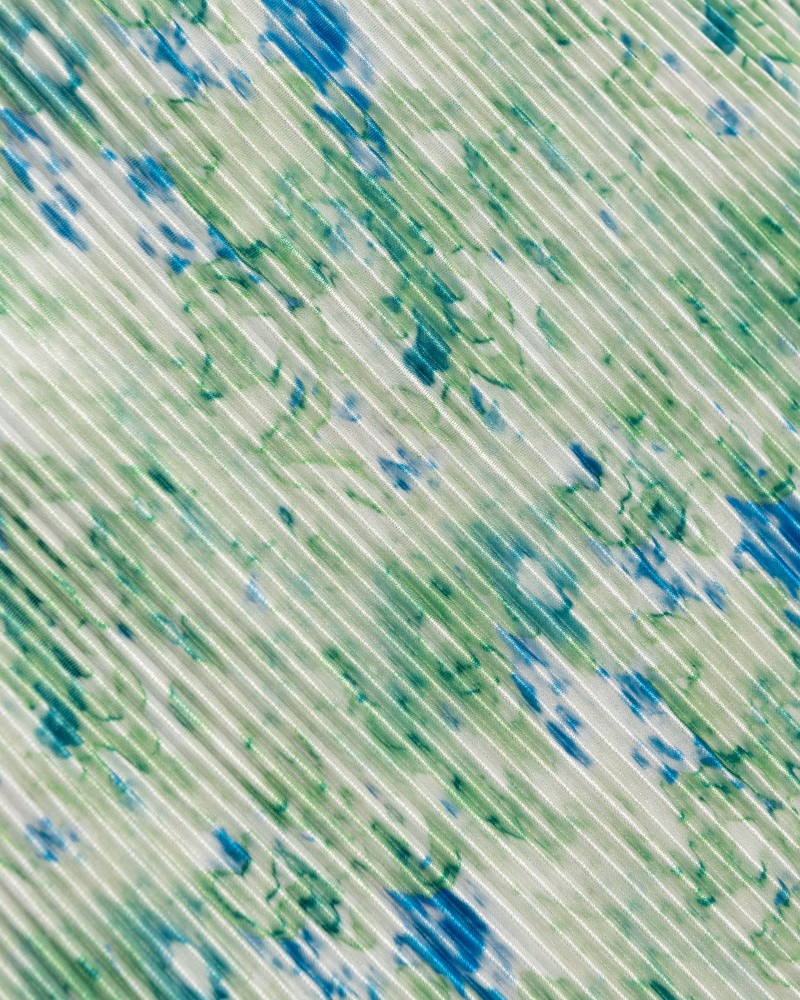 Εφηβικό Σετ με Μπλούζα Floral Allover Και Σορτς με Ζώνη Κορίτσι (6-16) -Λαχανί- 