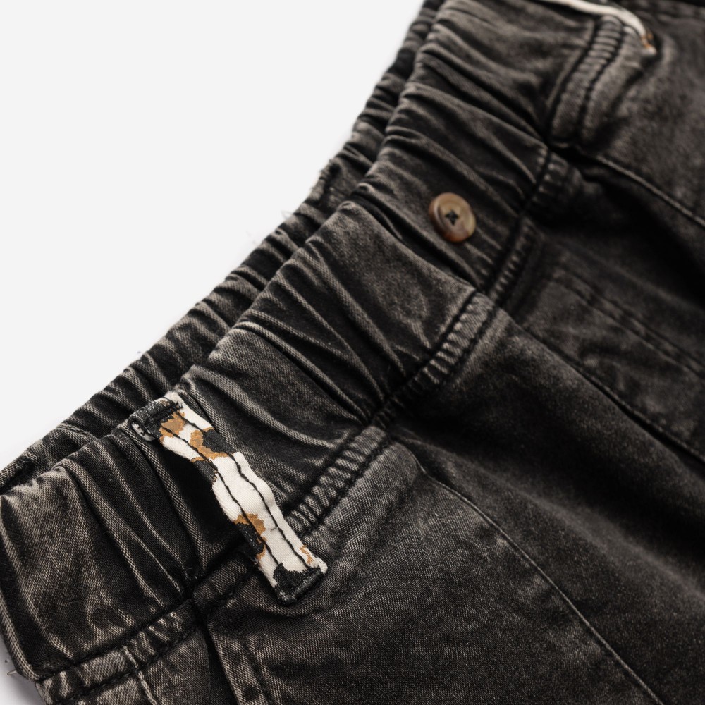 Εφηβικό Σετ με Τοπ Μπλούζα Enjoy Life και Τζιν Σορτς Λύκρα Κορίτσι (6-16) –Πούδρα– 126-526104-1