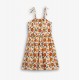 Εφηβικό Μακό Φόρεμα Τιράντα με Flower Allover Κορίτσι (6-16) –Εκρού– 126-528102-1