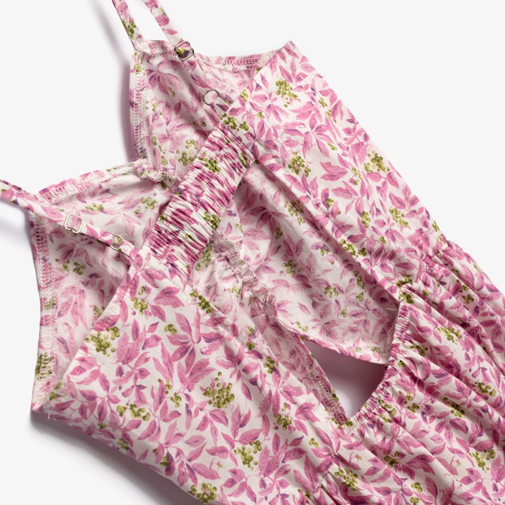 Παιδικό Φόρεμα Τιράντα Flower Allover με Τσαντάκι Κορίτσι (2-12) –Εμπριμέ– 126-529124-1