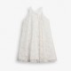 Εφηβικό Φόρεμα με Τούλι και Κέντημα Παγιέτα Κορίτσι (6-16) –Λευκό– 126-529133-1