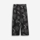 Εφηβική Παντελόνα με Allover Τριαντάφυλλα Κορίτσι (6-16) -Μαύρο- 126-531102-1