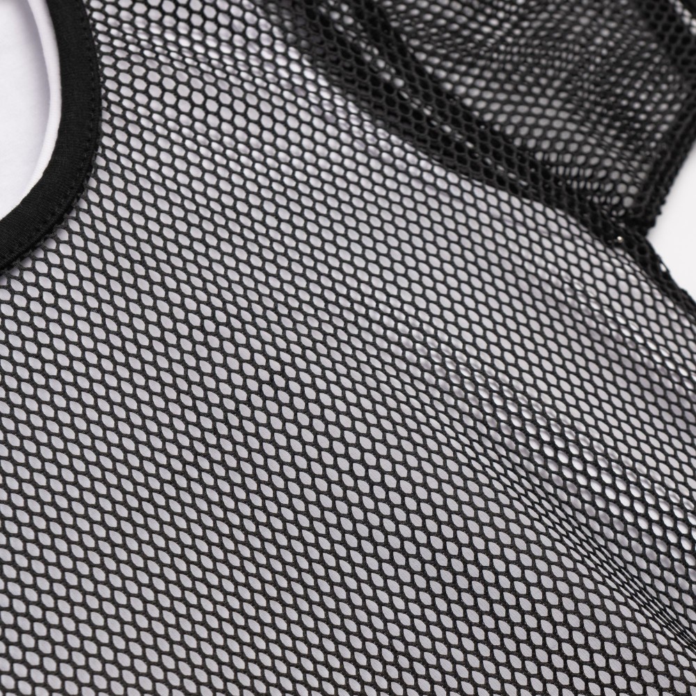 Εφηβικό Σετ 3 Τμχ με Μπλούζα Δίχτυ Stay Cool, Αμάνικη Και Κολάν Κάπρι Κορίτσι (6-16) -Μαύρο- 126-539101-1