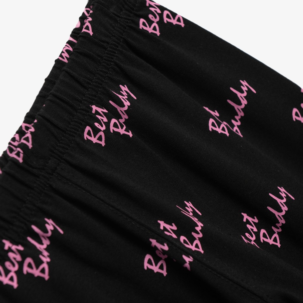 Εφηβικό Σετ με Μπλούζα Much Love Και Κολάν Κάπρι Κορίτσι (6-16) -Λευκό- 126-539110-1