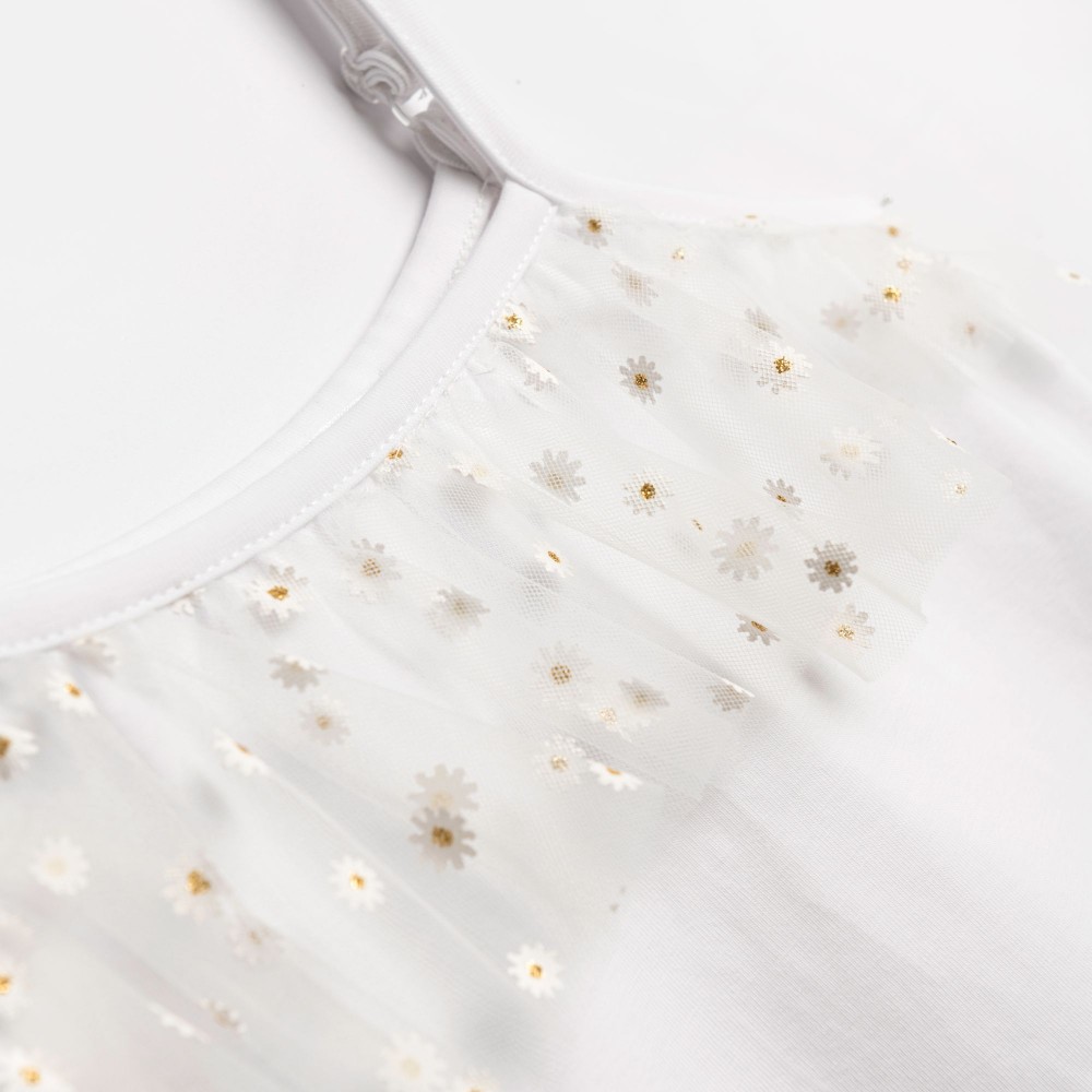 Εφηβικό Σετ Ριγέ 3Τμχ με Πουκάμισο, Τοπ Τιράντα Και Σορτς Κορίτσι (6-16) -Λευκό/Ροζ- 126-595103-1