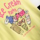 Παιδικό Μακό Σετ με Μπλούζα Ice Cream Party και Κολάν Κάπρι Κορίτσι (2-6) -Κίτρινο- 126-719111-1