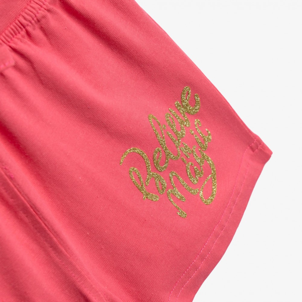 Παιδικό Σετ με Μπλούζα Μονόκερος και Σορτς Κορίτσι (2-6) -Μπλε- 126-724103-2