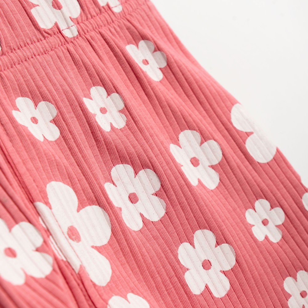 Παιδικό Σετ Ριπ με Μπλούζα Little Love και Σορτς Κορίτσι (2-6) -Ρουζ- 126-724119-1