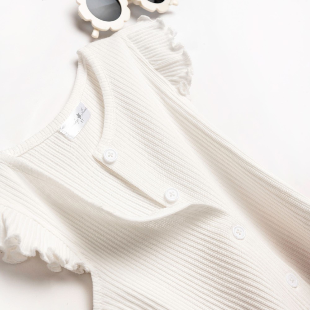 Παιδικό Σετ 3Τμχ Μπλούζα με Κουπάκια, Σορτς Πουά και Γυαλιά Κορίτσι (2-6) –Σομόν– 126-725127-1