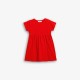 Παιδικό Μακό Φόρεμα με Άνοιγμα Καρδούλα στη Πλάτη Κορίτσι (2-6) –Κόκκινο– 126-728109-1