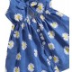 Παιδικό Φόρεμα Jean με Λουλούδια Allover Print Κορίτσι (2-6) –Μπλε Τζιν– 126-729100-1