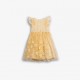 Παιδικό Φόρεμα από Τούλι με Κέντημα Μαργαρίτα από Παγιέτα Κορίτσι (2-6) –Μπεζ– 126-729116-2