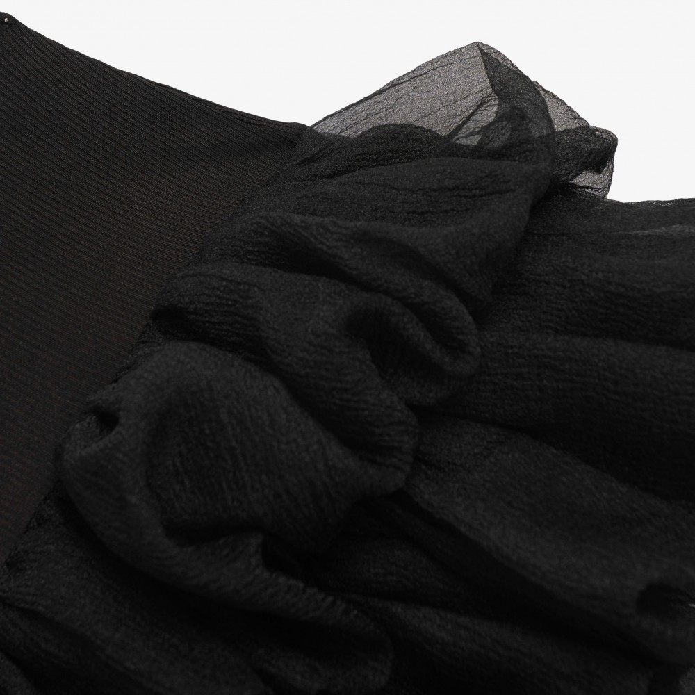 Παιδικό Φόρεμα σε Ballon Στυλ Κορίτσι (2-6) –Μαύρο– 126-729126-1