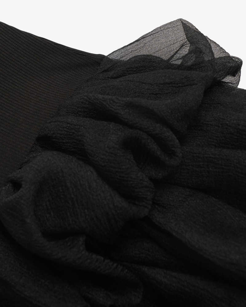 Παιδικό Φόρεμα σε Ballon Στυλ Κορίτσι (2-6) –Μαύρο– 