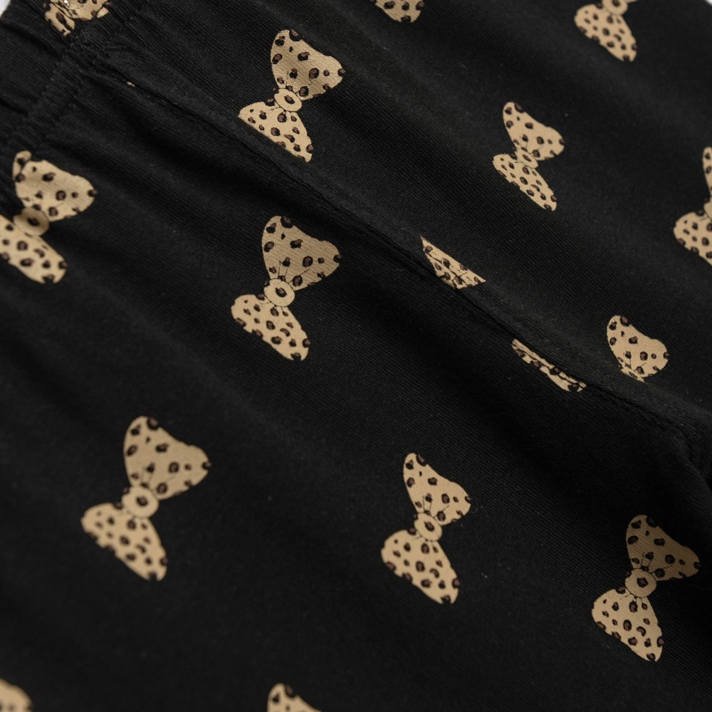 Παιδικό Σετ 3Τμχ με Μπλούζα Φιογκάκι, Κολάν Κάπρι και Κορδέλα Κορίτσι (2-6) -Μόκα- 126-739108-1