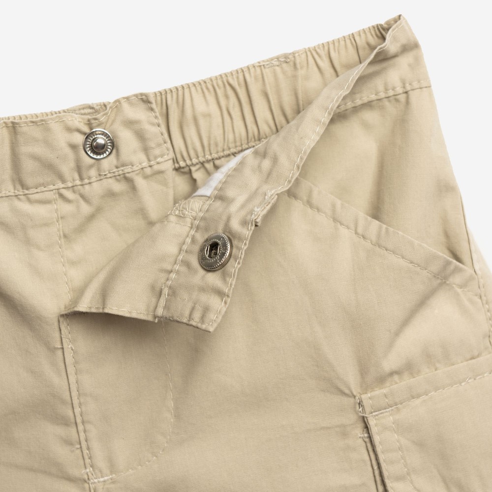 Βρεφικό Σετ με Μπλούζα Αυτοκινητάκια και Βερμούδα Cargo Αγόρι (6-24μ) -Χακί- 126-804106-1