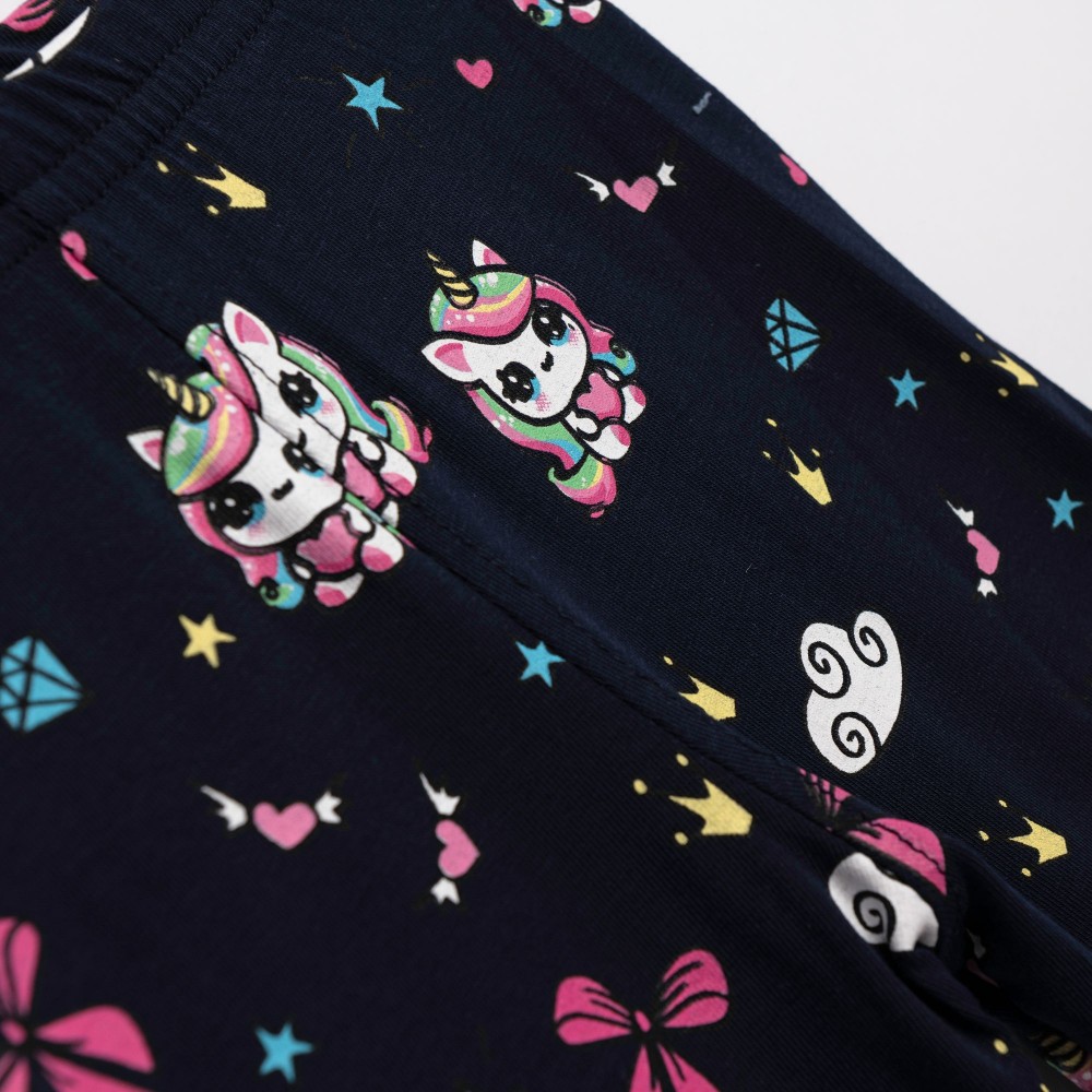 Βρεφικό Σετ Μακό με Μπλούζα Μονόκερος Hello και Κολάν Κάπρι Κορίτσι (6-24) -Λευκό- 126-919112-1