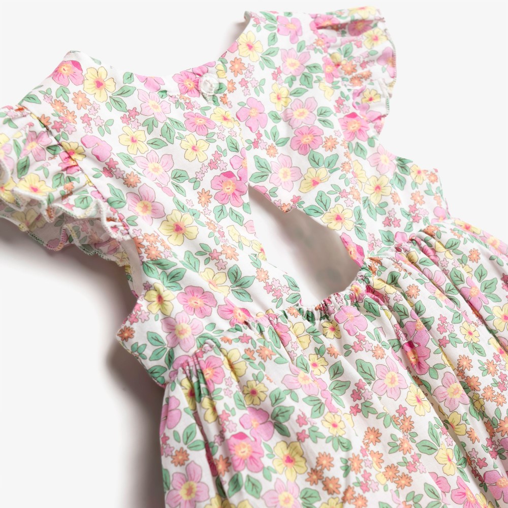 Βρεφικό Φόρεμα Floral με Τούλι Τουτού και Κορδέλα Κορίτσι (6-24μ) –Εμπριμέ– 126-929114-1