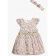 Βρεφικό Φόρεμα Floral με Τούλι Τουτού και Κορδέλα Κορίτσι (6-24μ) –Εμπριμέ– 126-929114-1
