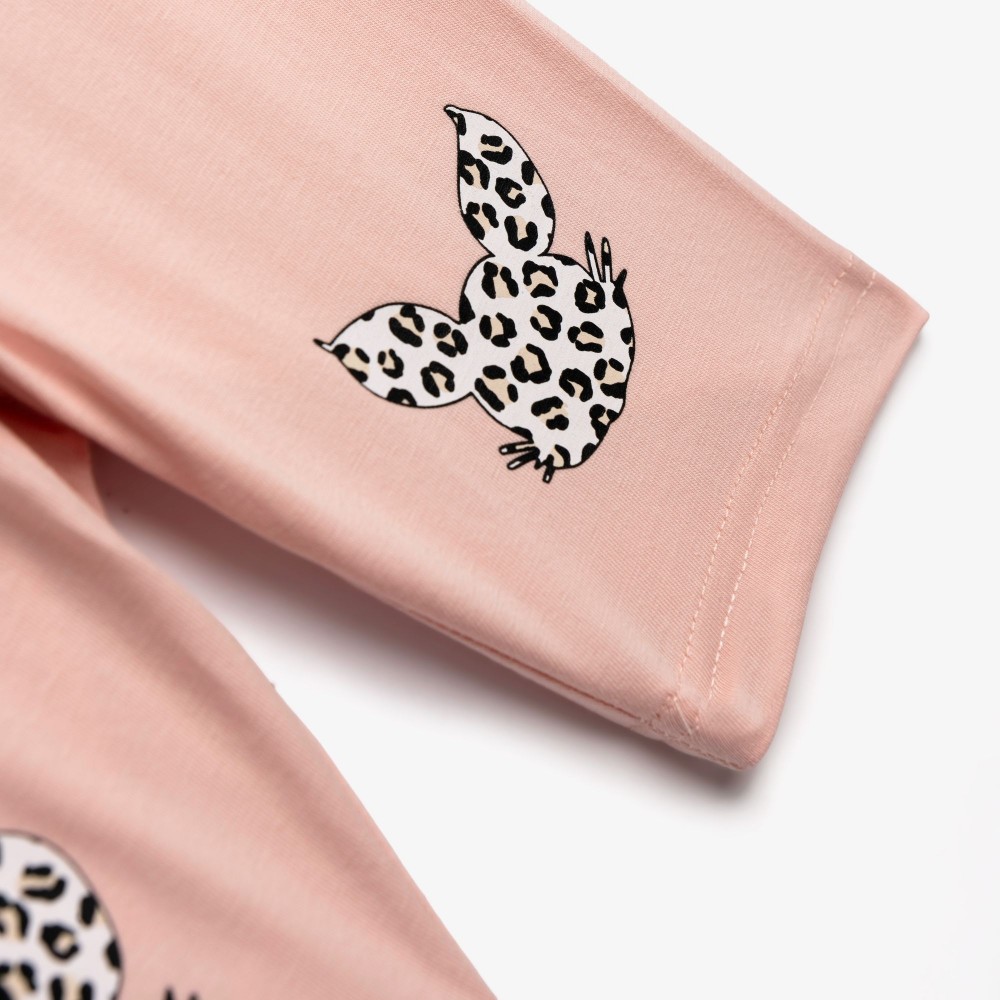 Βρεφικό Σετ Μακό με Μπλούζα Ποντικάκι και Κολάν Κάπρι Κορίτσι (6-24) -Εμπριμέ- 126-939105-1