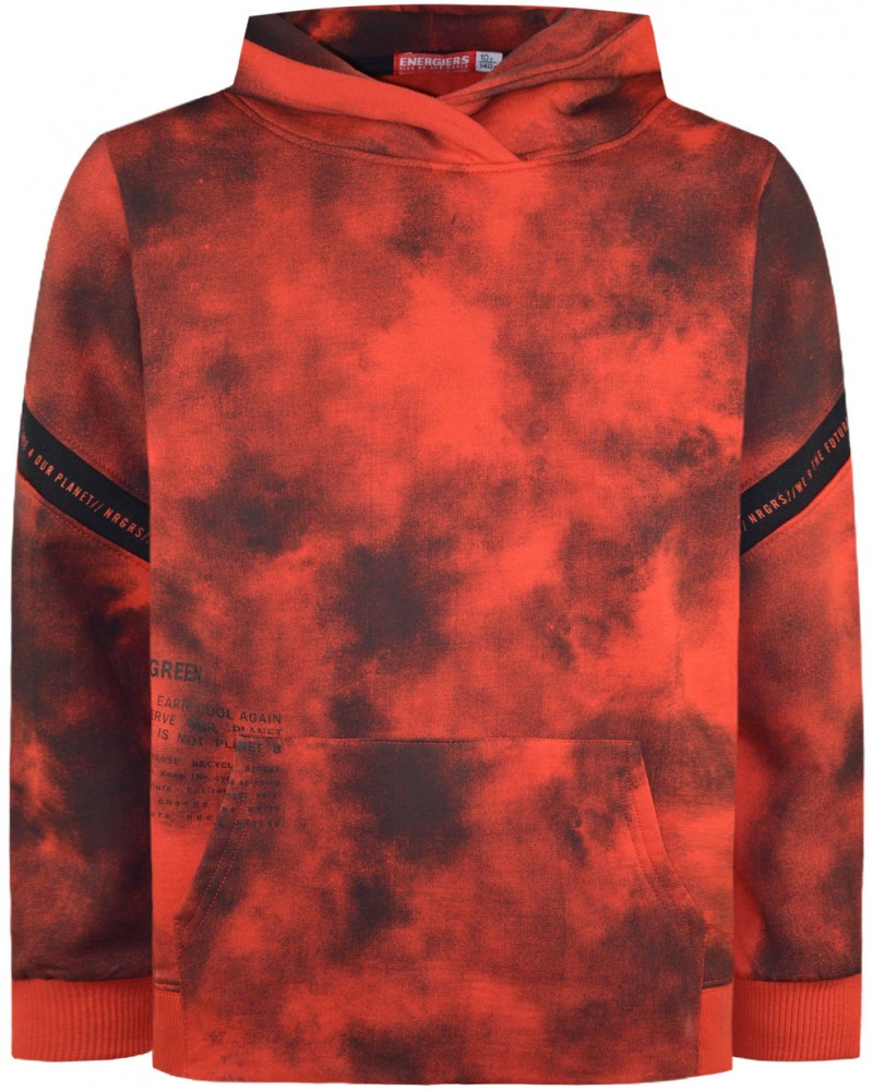 Εφηβική Φούτερ Μπλούζα Με Κουκούλα Αγόρι -Κερασσί- 13-122014-5