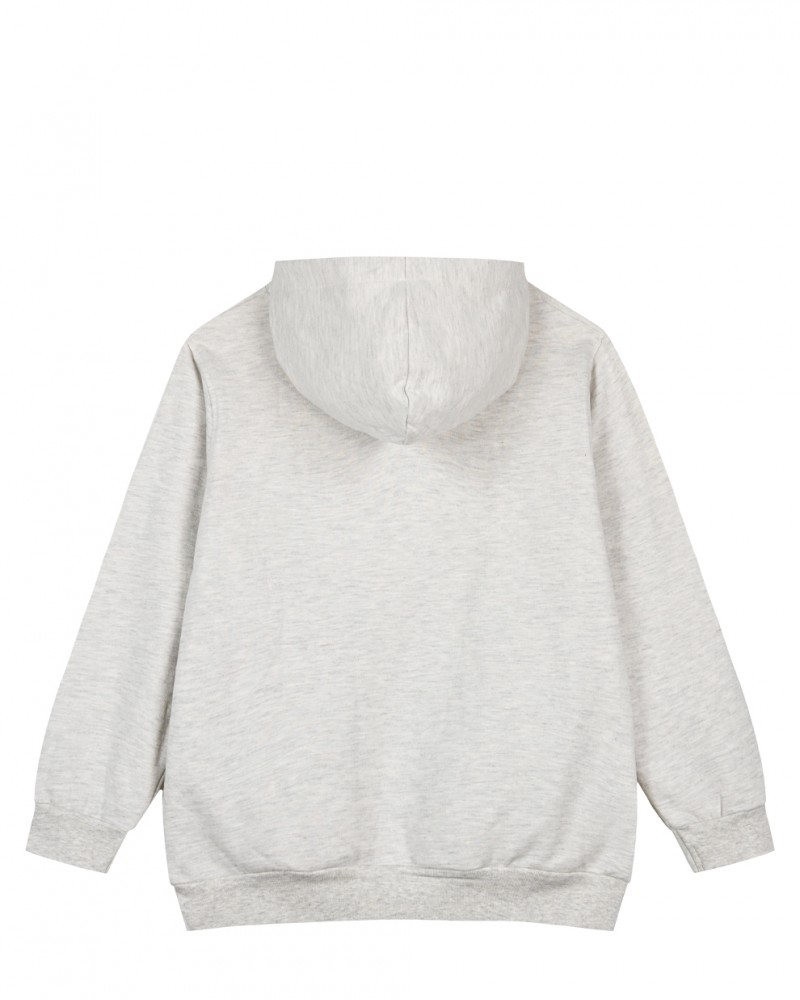 Εφηβική Φούτερ Μπλούζα Με Κουκούλα Hoodie και Τύπωμα Mountain Αγόρι -Μελανζέ- 13-123012-5