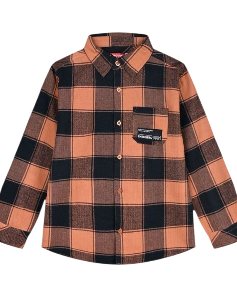 Εφηβικό Καρώ Πουκάμισο Τύπος Αγόρι (6-16) -Καρώ- 