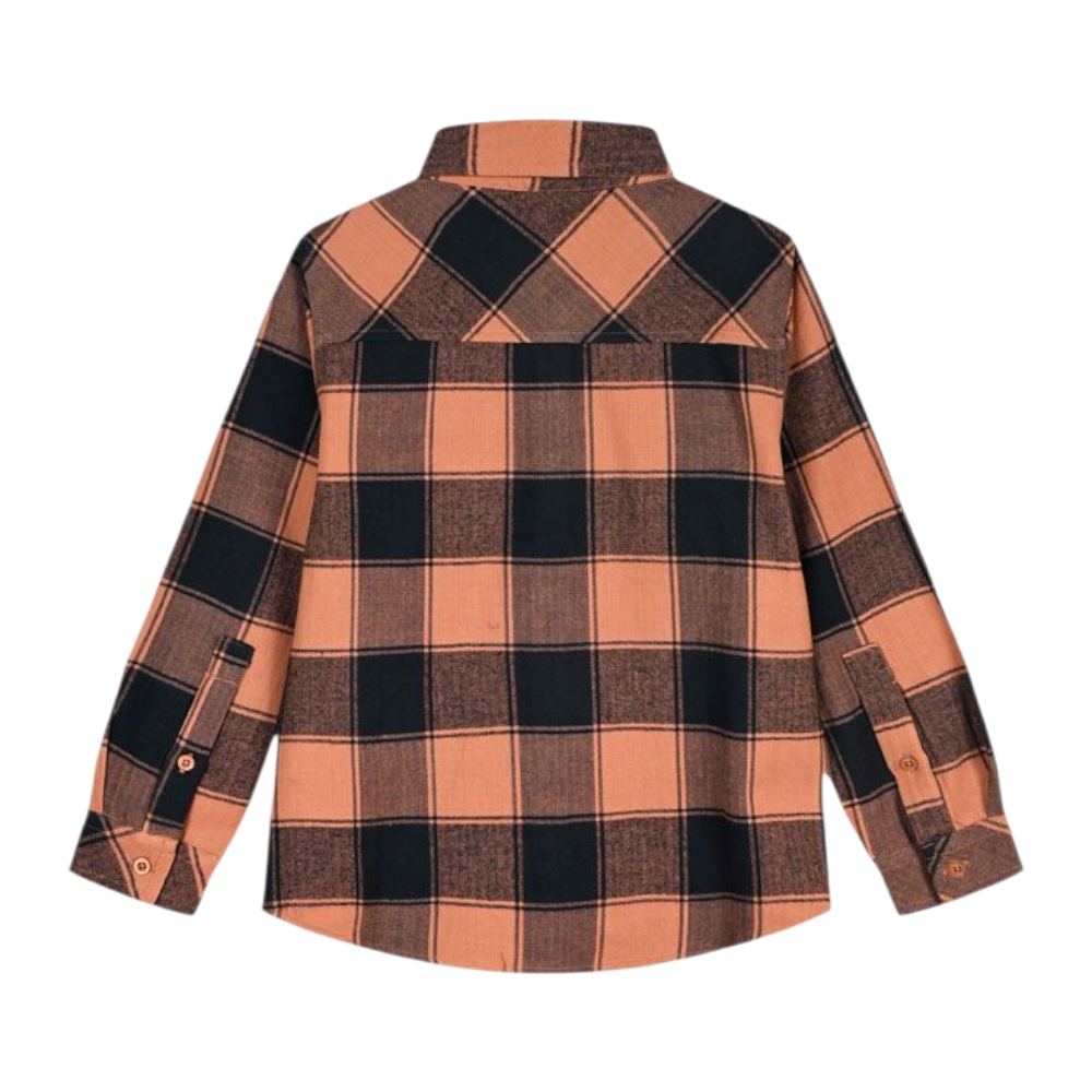 Εφηβικό Καρώ Πουκάμισο Τύπος Αγόρι (6-16) -Καρώ- 13-125000-4