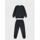 Εφηβικό Σετ Φούτερ Φόρμα με Τύπωμα Street Style Αγόρι (6-16) -Μαύρο- 13-125080-0