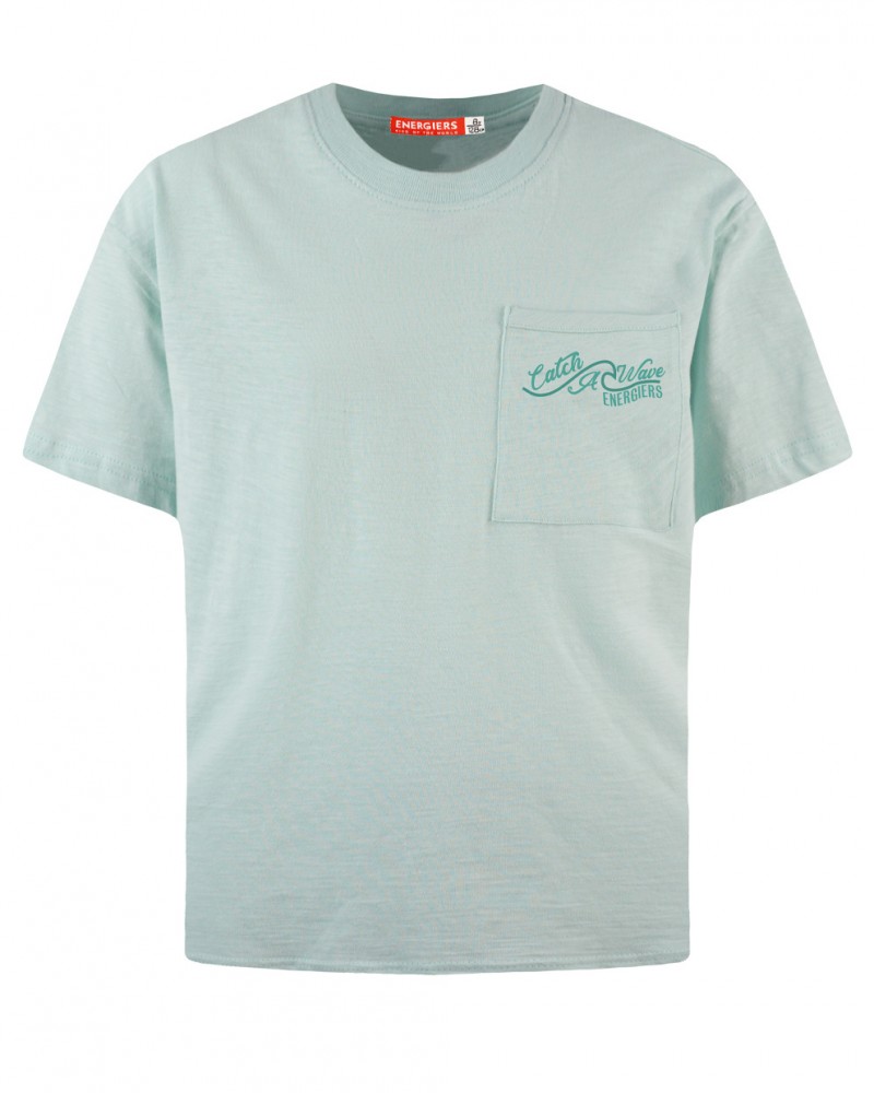 Εφηβική Μονόχρωμη Μπλούζα Μακό Με Τσέπη Αγόρι -Βεραμάν- 13-223052-5