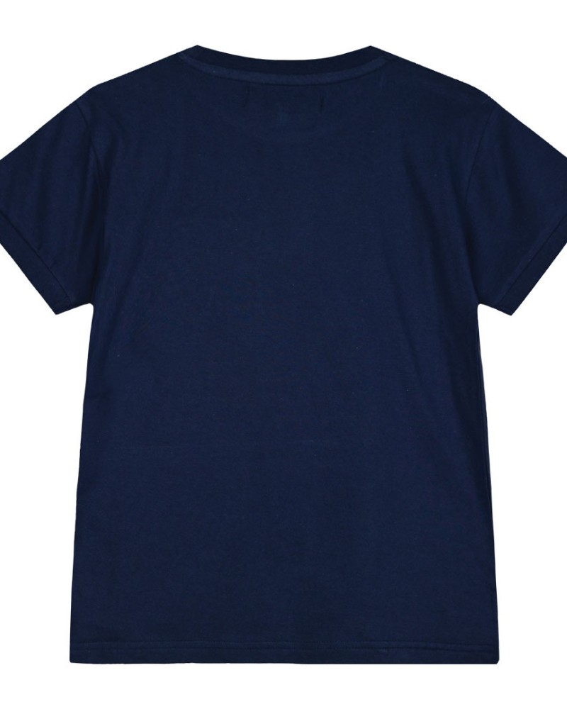 Εφηβική Μπλούζα T-Shirt Με Ανάγλυφο Τύπωμα Αγόρι (6-16Ε) -Μαρέν- 13-224032-5