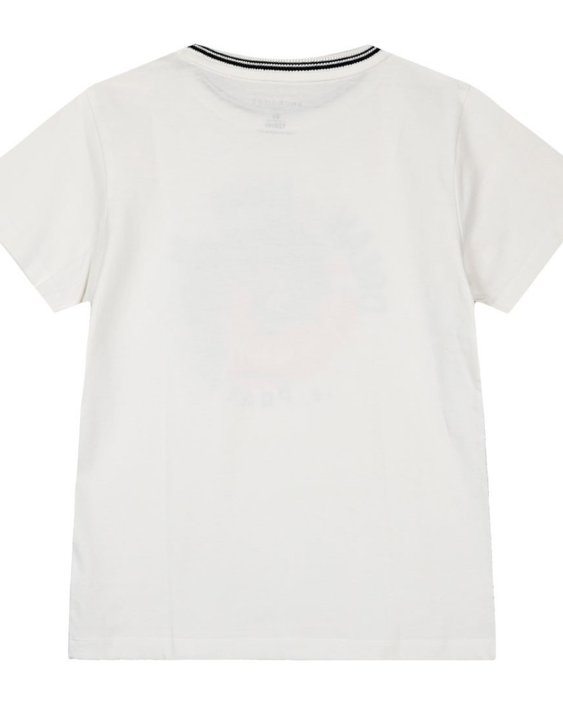 Εφηβική Μπλούζα T-Shirt με Τύπωμα Dream Think Αγόρι (6-16Ε) -Εκρού- 13-224039-5