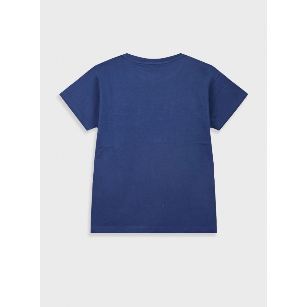 Εφηβική T-Shirt Μπλούζα με Τύπωμα Spiny Tide Αγόρι (6-16) -Μαρέν- 13-225020-5