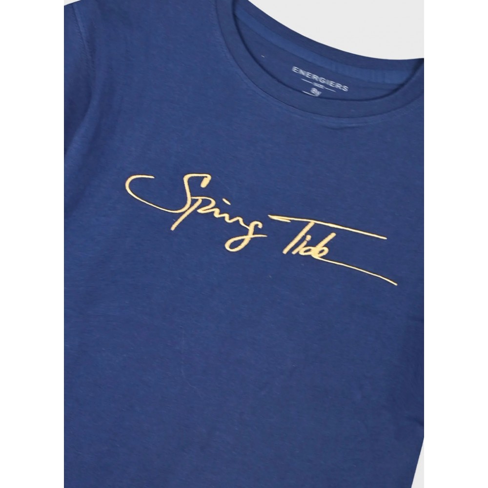Εφηβική T-Shirt Μπλούζα με Τύπωμα Spiny Tide Αγόρι (6-16) -Μαρέν- 13-225020-5