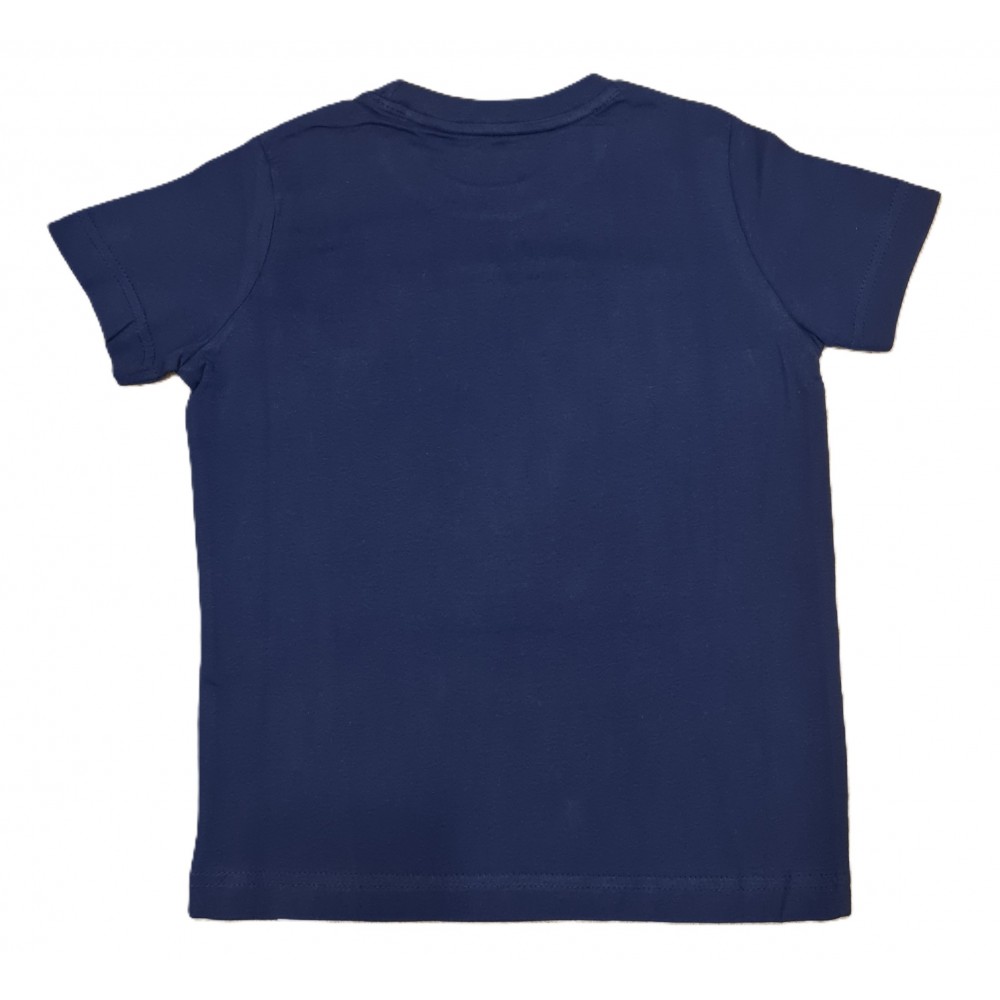 Εφηβική Μπλούζα T-Shirt με Τύπωμα Boat Αγόρι (6-16) -Ίντιγκο- 13-225022-5